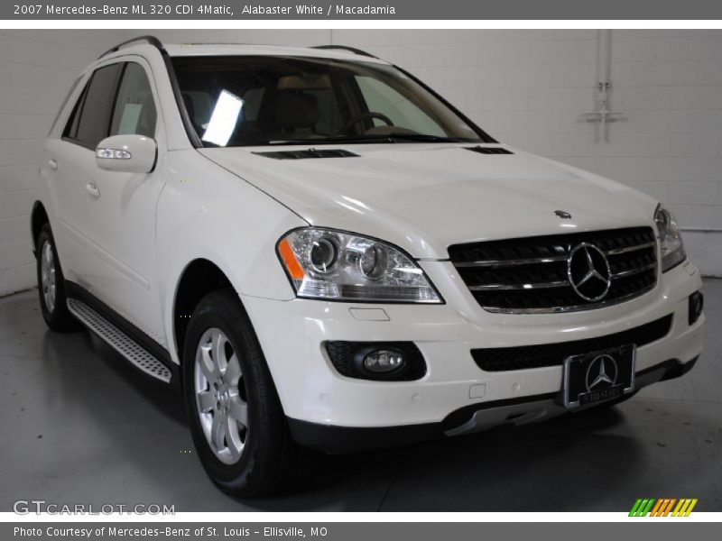 Alabaster White / Macadamia 2007 Mercedes-Benz ML 320 CDI 4Matic