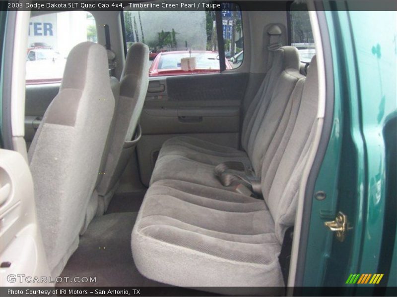 Timberline Green Pearl / Taupe 2003 Dodge Dakota SLT Quad Cab 4x4