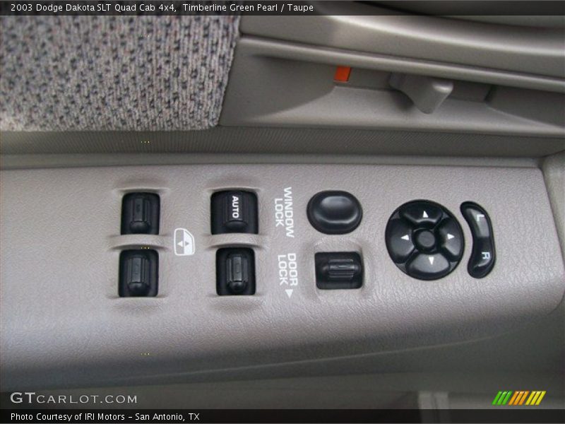 Timberline Green Pearl / Taupe 2003 Dodge Dakota SLT Quad Cab 4x4