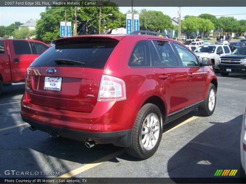 Redfire Metallic / Camel 2007 Ford Edge SEL Plus