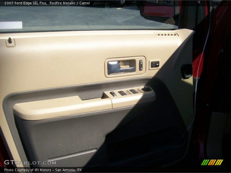 Redfire Metallic / Camel 2007 Ford Edge SEL Plus
