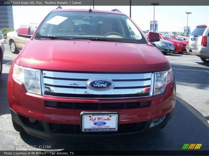 Redfire Metallic / Camel 2007 Ford Edge SEL Plus