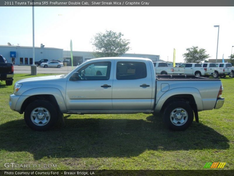 Silver Streak Mica / Graphite Gray 2011 Toyota Tacoma SR5 PreRunner Double Cab