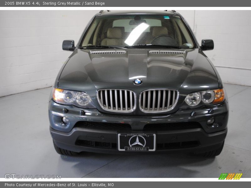 Sterling Grey Metallic / Sand Beige 2005 BMW X5 4.4i