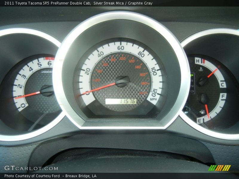 Silver Streak Mica / Graphite Gray 2011 Toyota Tacoma SR5 PreRunner Double Cab