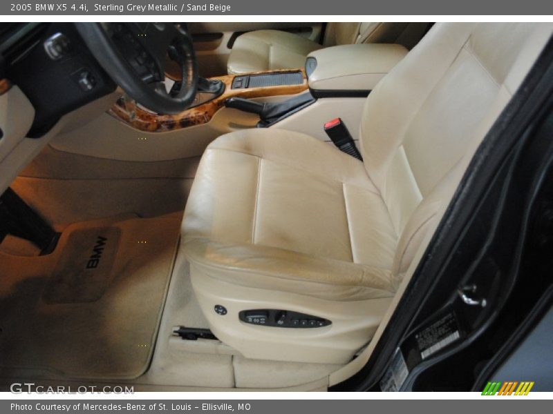 Sterling Grey Metallic / Sand Beige 2005 BMW X5 4.4i