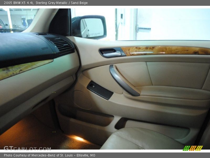 Sterling Grey Metallic / Sand Beige 2005 BMW X5 4.4i