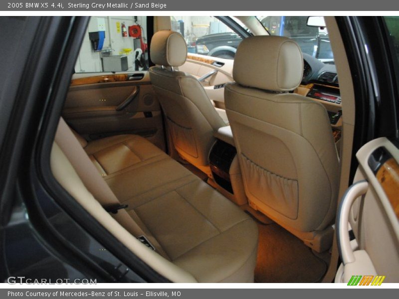 Sterling Grey Metallic / Sand Beige 2005 BMW X5 4.4i