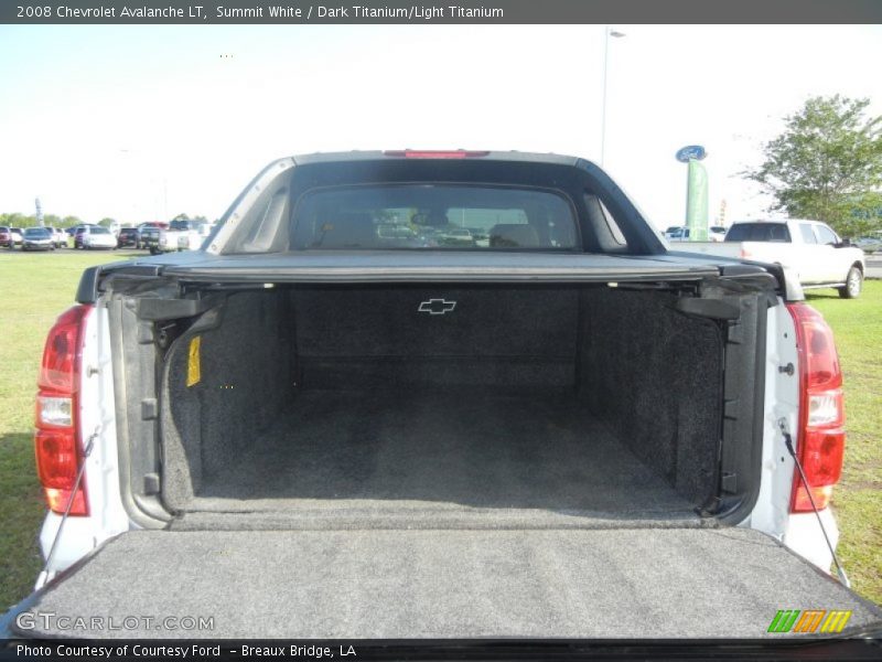 Summit White / Dark Titanium/Light Titanium 2008 Chevrolet Avalanche LT