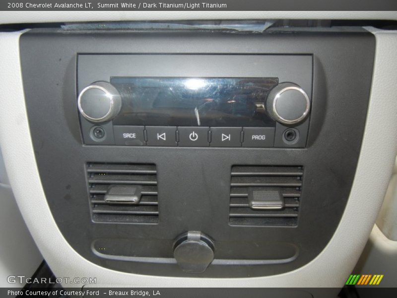 Summit White / Dark Titanium/Light Titanium 2008 Chevrolet Avalanche LT