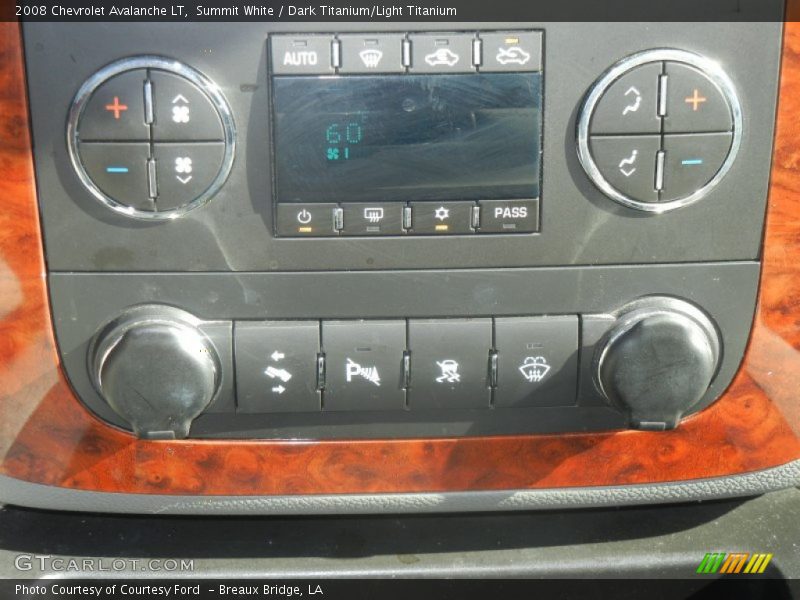 Summit White / Dark Titanium/Light Titanium 2008 Chevrolet Avalanche LT
