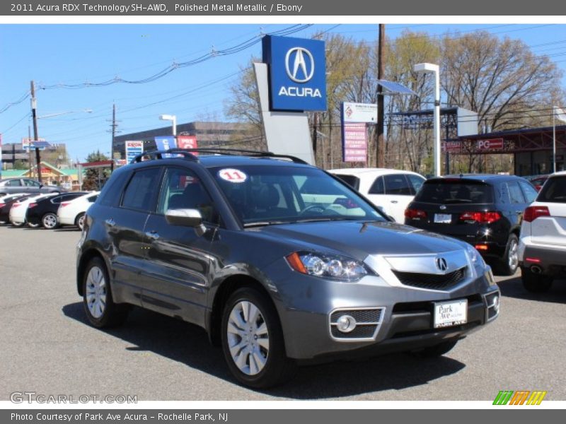 Polished Metal Metallic / Ebony 2011 Acura RDX Technology SH-AWD