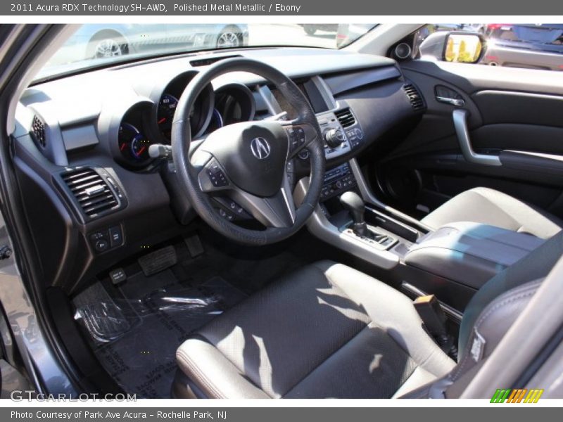 Polished Metal Metallic / Ebony 2011 Acura RDX Technology SH-AWD