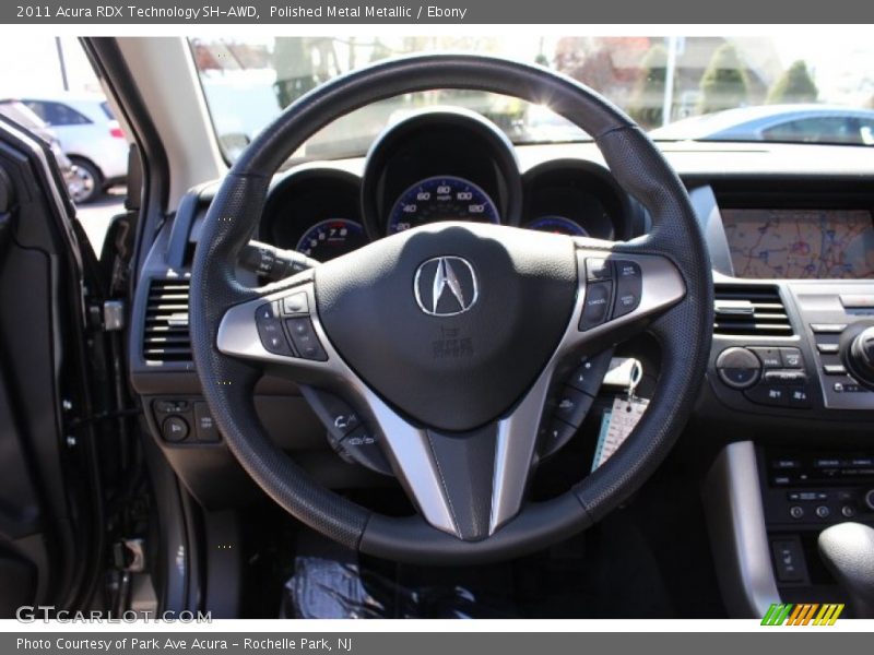 Polished Metal Metallic / Ebony 2011 Acura RDX Technology SH-AWD