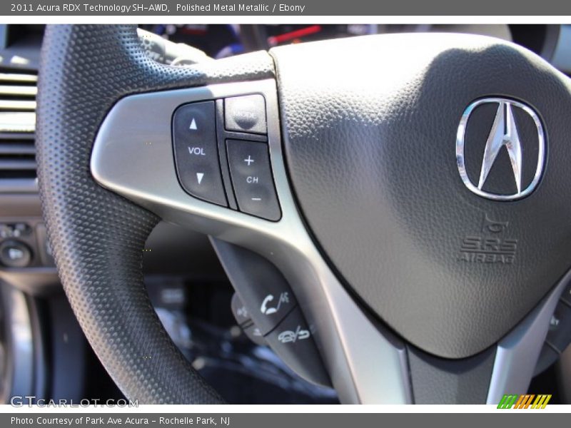 Polished Metal Metallic / Ebony 2011 Acura RDX Technology SH-AWD