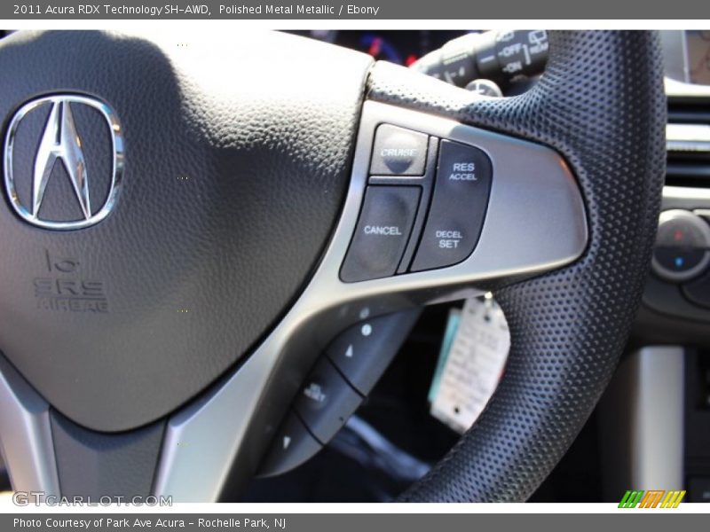 Polished Metal Metallic / Ebony 2011 Acura RDX Technology SH-AWD