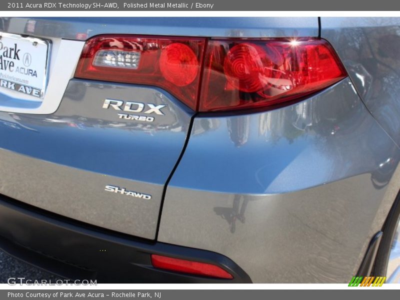 Polished Metal Metallic / Ebony 2011 Acura RDX Technology SH-AWD