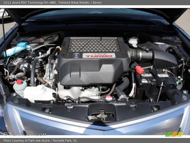 Polished Metal Metallic / Ebony 2011 Acura RDX Technology SH-AWD