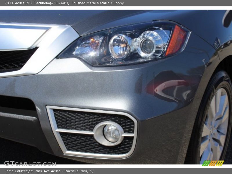 Polished Metal Metallic / Ebony 2011 Acura RDX Technology SH-AWD