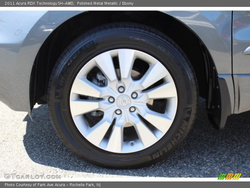 Polished Metal Metallic / Ebony 2011 Acura RDX Technology SH-AWD