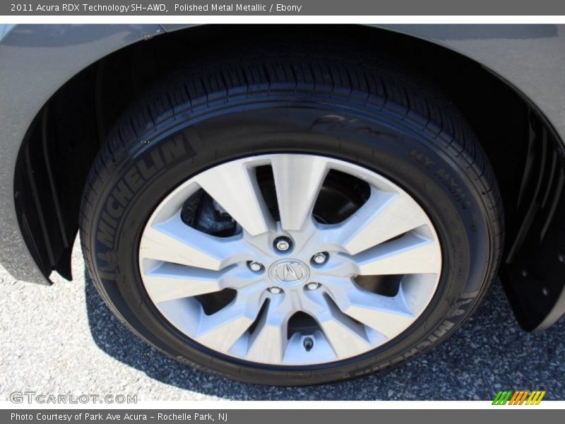 Polished Metal Metallic / Ebony 2011 Acura RDX Technology SH-AWD