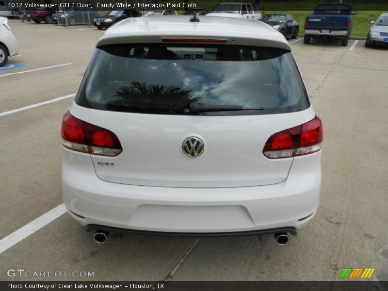 Candy White / Interlagos Plaid Cloth 2012 Volkswagen GTI 2 Door