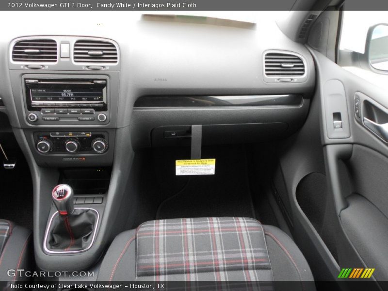 Candy White / Interlagos Plaid Cloth 2012 Volkswagen GTI 2 Door