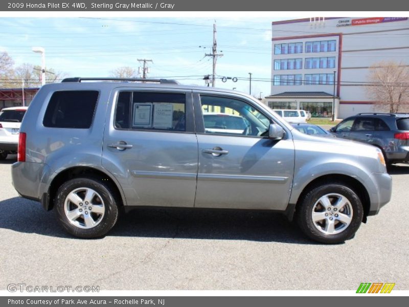 Sterling Gray Metallic / Gray 2009 Honda Pilot EX 4WD