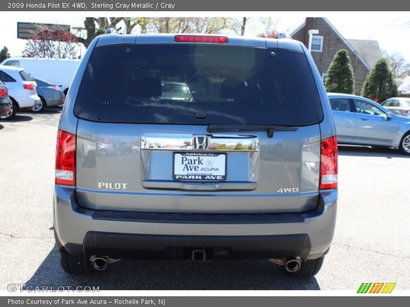 Sterling Gray Metallic / Gray 2009 Honda Pilot EX 4WD