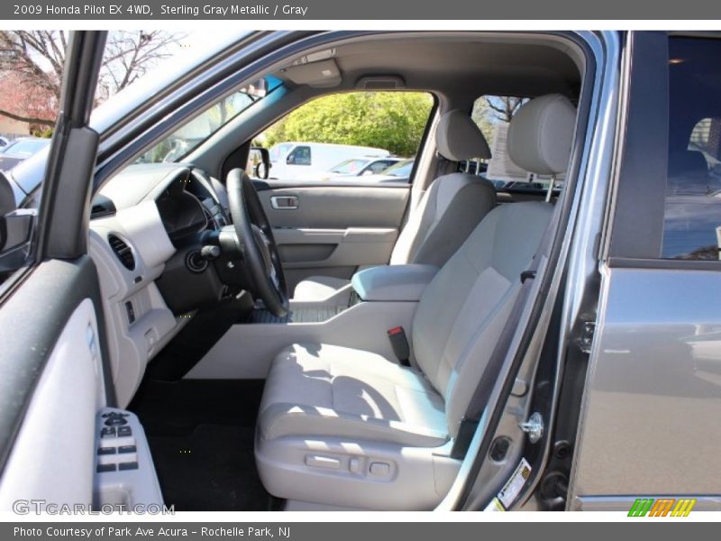 Sterling Gray Metallic / Gray 2009 Honda Pilot EX 4WD