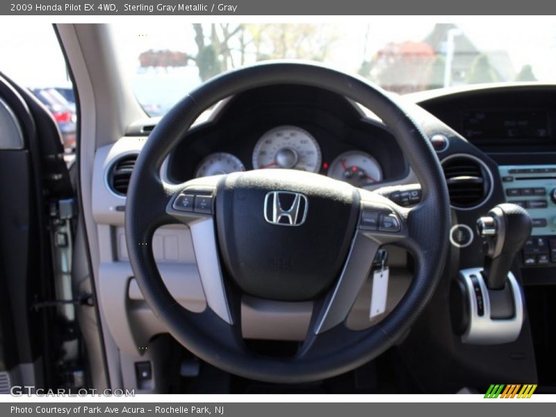 Sterling Gray Metallic / Gray 2009 Honda Pilot EX 4WD