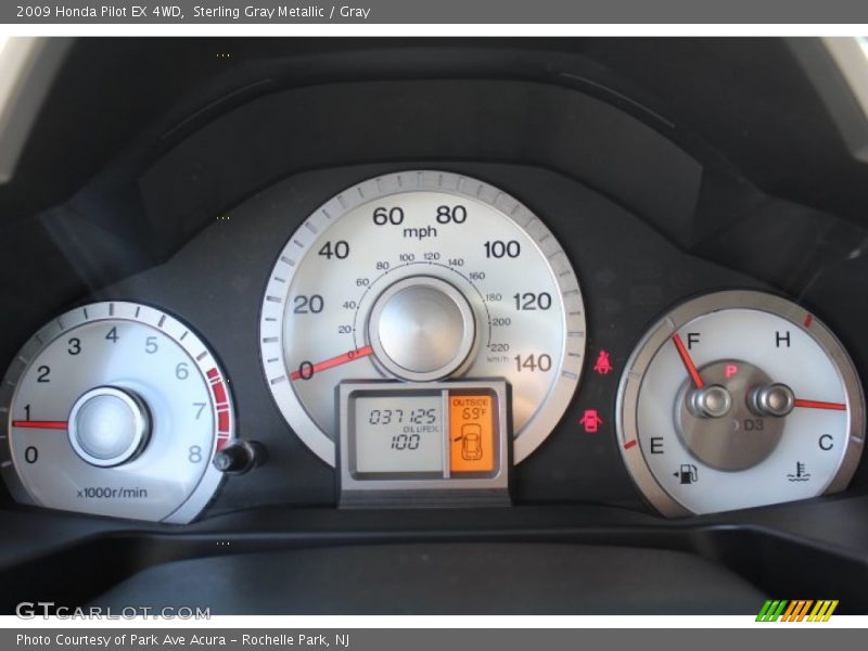 Sterling Gray Metallic / Gray 2009 Honda Pilot EX 4WD