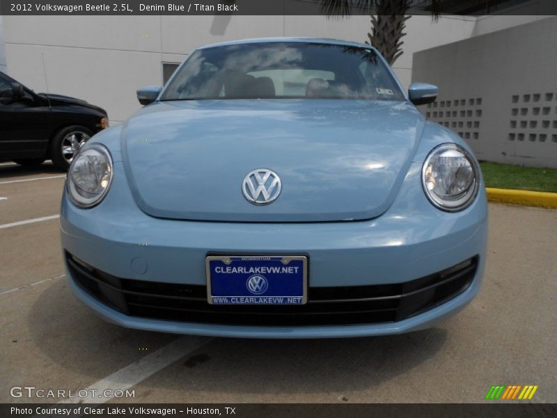 Denim Blue / Titan Black 2012 Volkswagen Beetle 2.5L