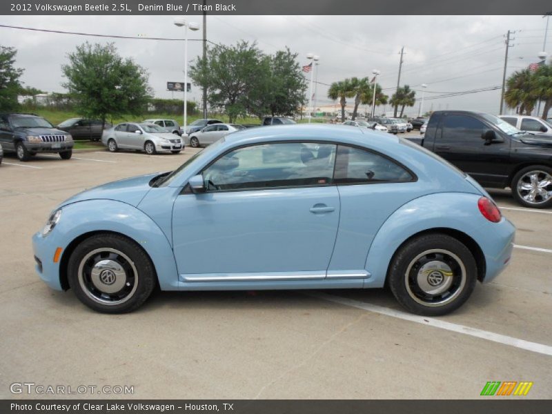 Denim Blue / Titan Black 2012 Volkswagen Beetle 2.5L