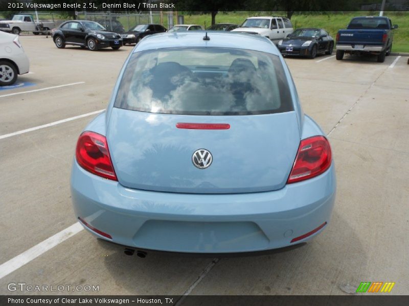 Denim Blue / Titan Black 2012 Volkswagen Beetle 2.5L