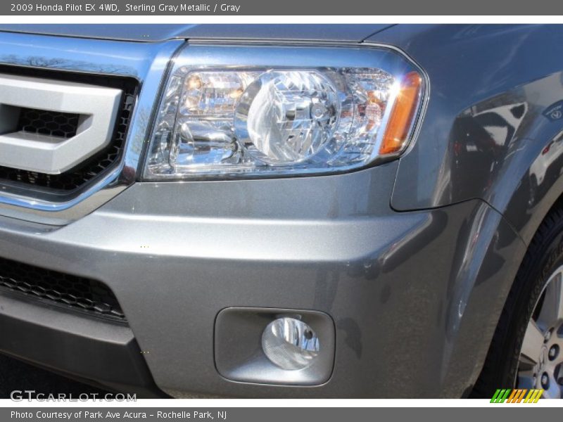 Sterling Gray Metallic / Gray 2009 Honda Pilot EX 4WD