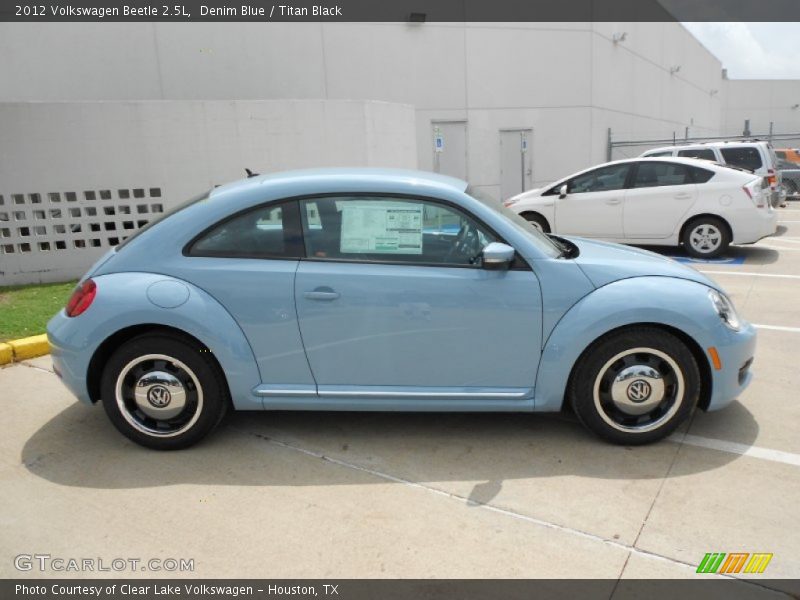 Denim Blue / Titan Black 2012 Volkswagen Beetle 2.5L
