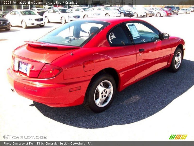 Victory Red / Graphite 2005 Pontiac Sunfire Coupe