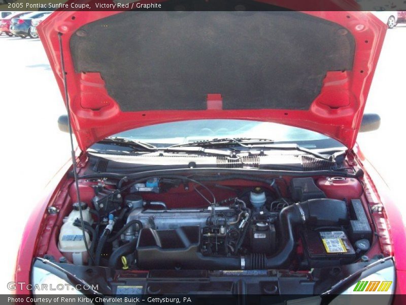 Victory Red / Graphite 2005 Pontiac Sunfire Coupe