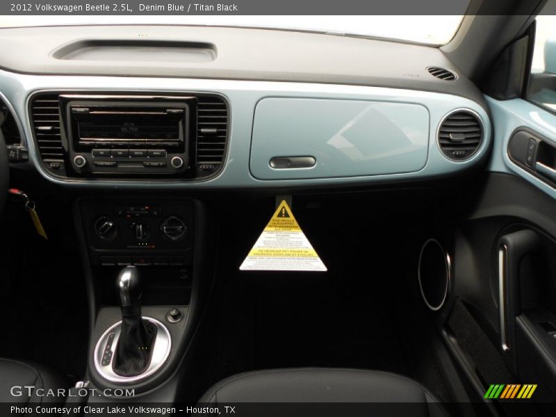 Denim Blue / Titan Black 2012 Volkswagen Beetle 2.5L