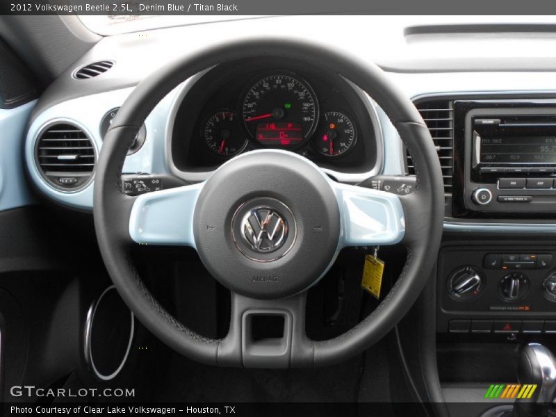 Denim Blue / Titan Black 2012 Volkswagen Beetle 2.5L