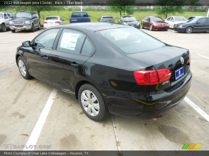 Black / Titan Black 2012 Volkswagen Jetta S Sedan