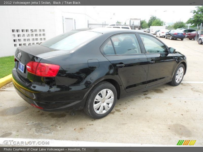 Black / Titan Black 2012 Volkswagen Jetta S Sedan