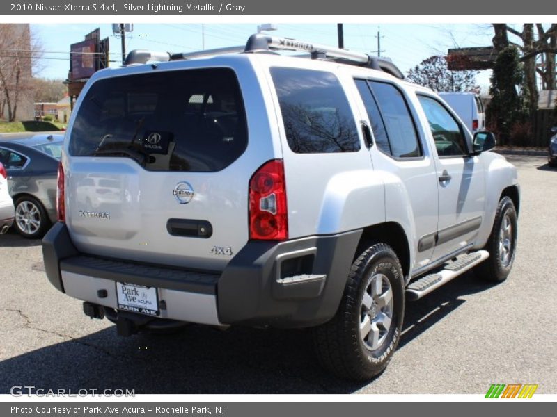 Silver Lightning Metallic / Gray 2010 Nissan Xterra S 4x4