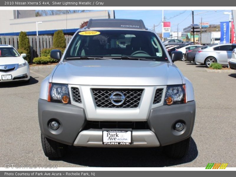 Silver Lightning Metallic / Gray 2010 Nissan Xterra S 4x4