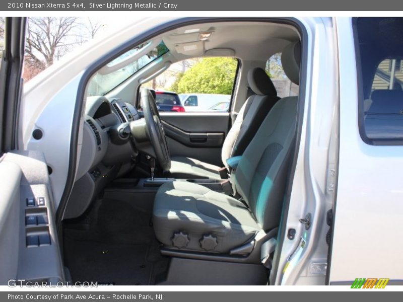 Silver Lightning Metallic / Gray 2010 Nissan Xterra S 4x4