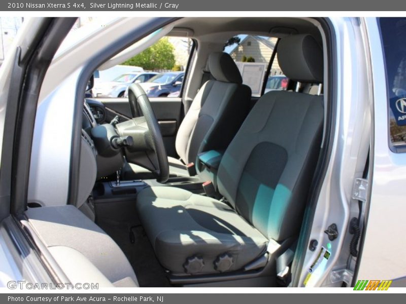 Silver Lightning Metallic / Gray 2010 Nissan Xterra S 4x4