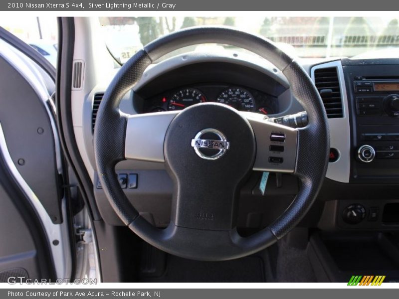 Silver Lightning Metallic / Gray 2010 Nissan Xterra S 4x4