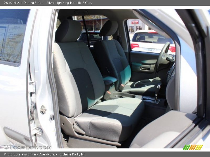 Silver Lightning Metallic / Gray 2010 Nissan Xterra S 4x4