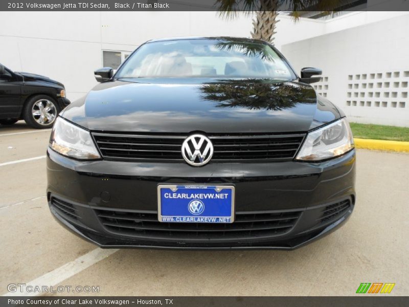 Black / Titan Black 2012 Volkswagen Jetta TDI Sedan